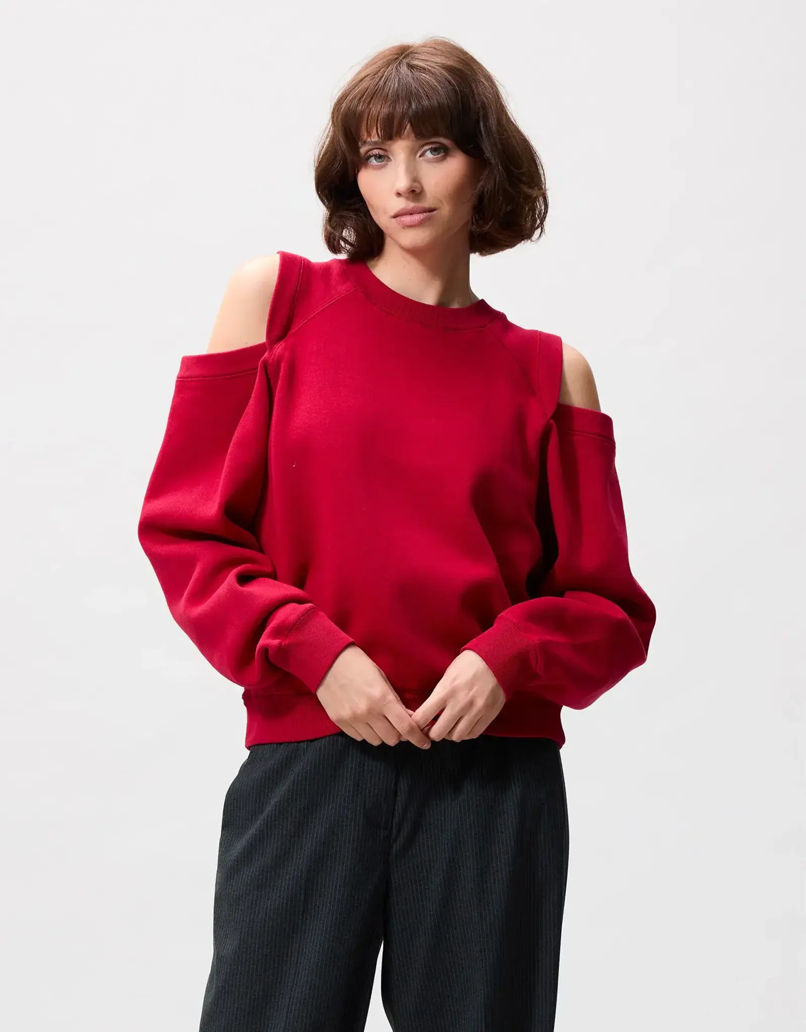 Catwalk Junkie Sweater 'With Cut Out' - Red Fruit - Catwalk Junkie