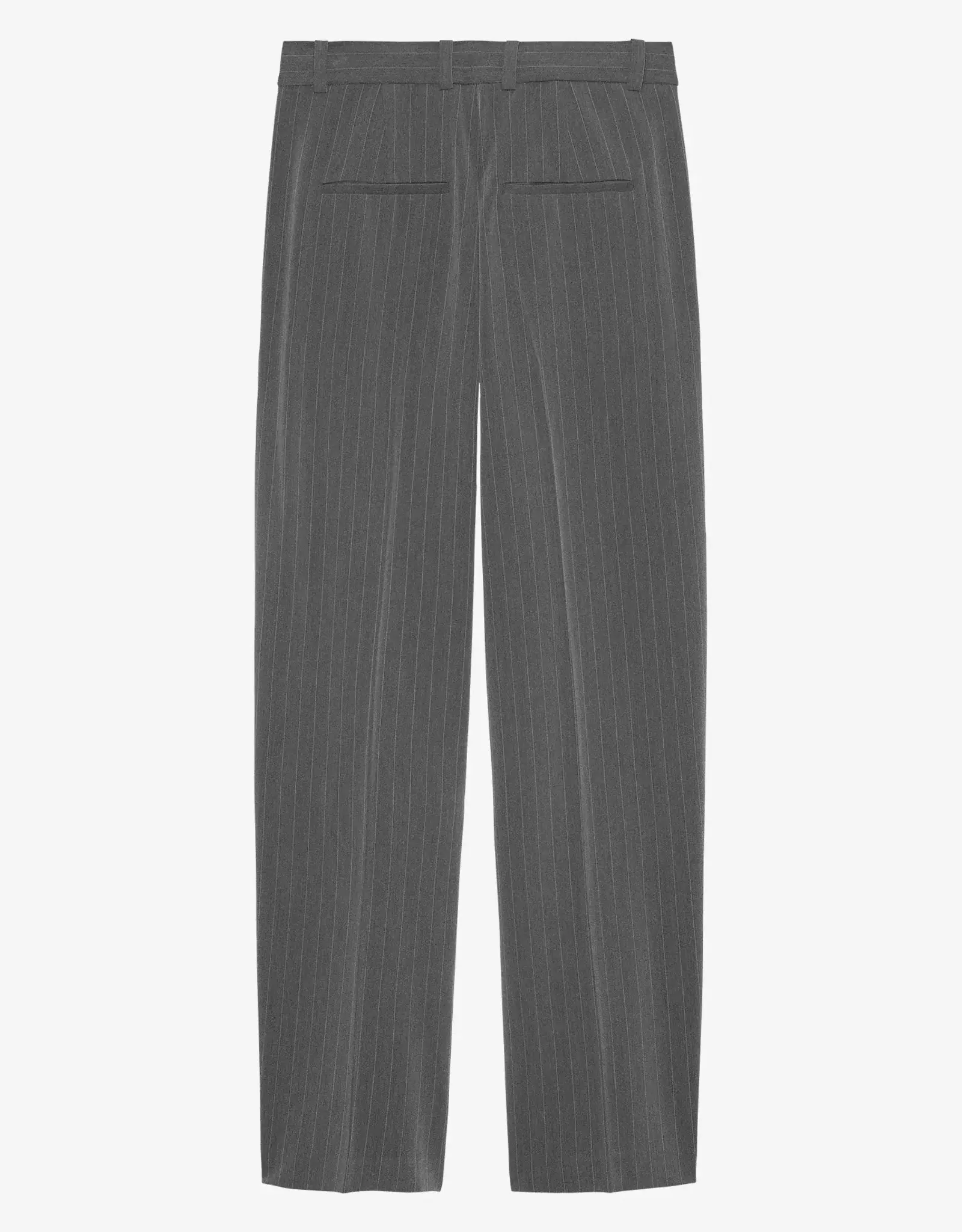 Catwalk Junkie Broek 'Pinstripe' -  Grey Melange - Catwalk Junkie