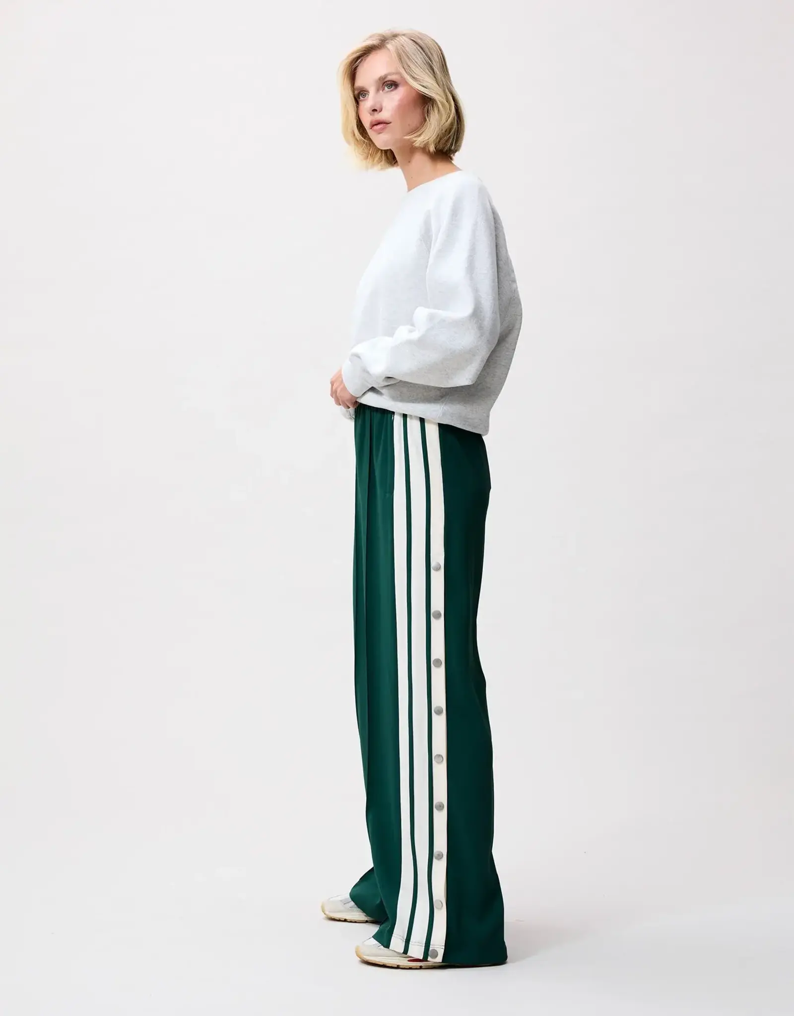 Catwalk Junkie Broek 'Side Button' - Pine Forest - Catwalk Junkie