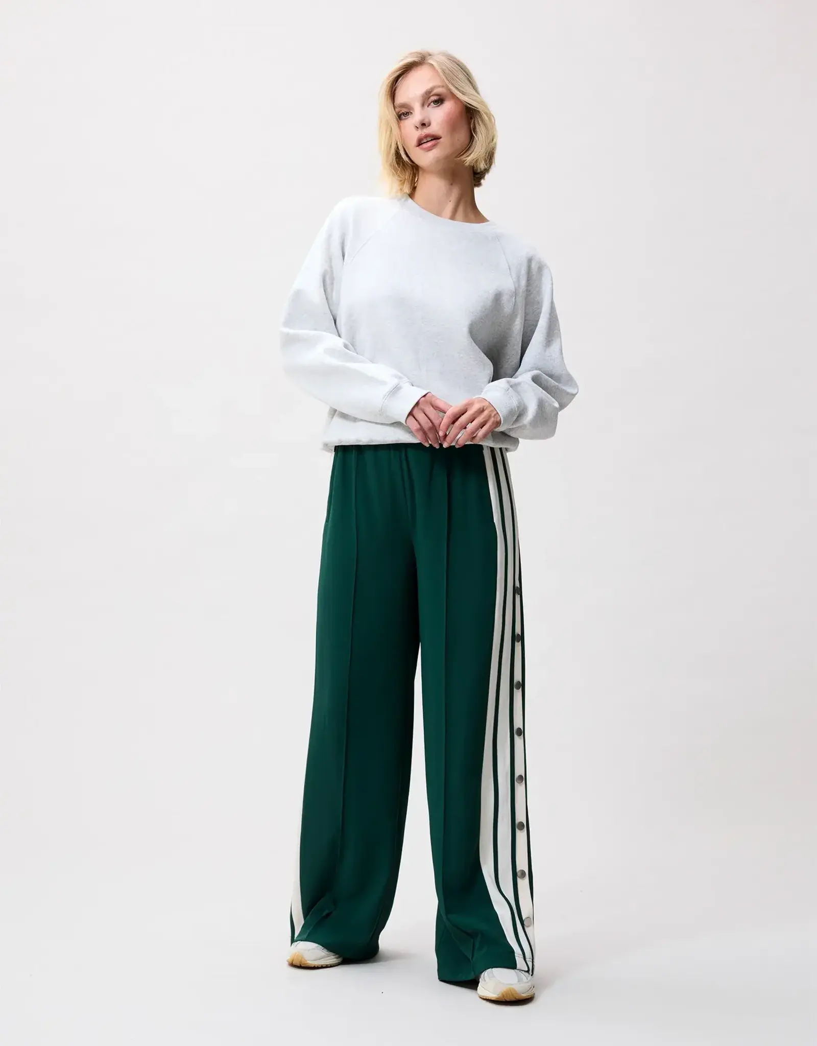 Catwalk Junkie Broek 'Side Button' - Pine Forest - Catwalk Junkie