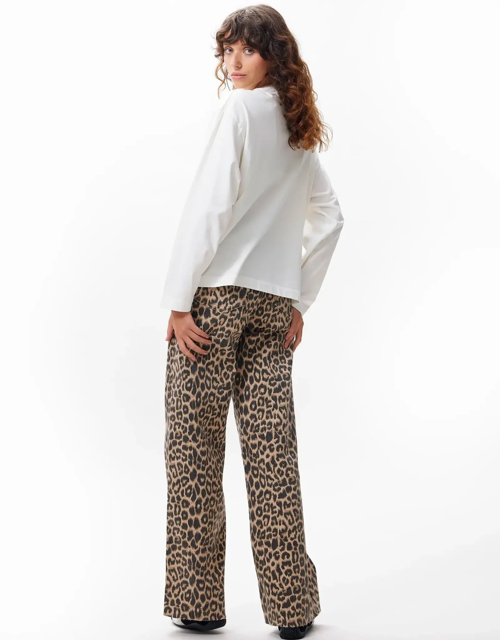 Catwalk Junkie T-Shirt Lange Mouw 'Long Sleeves' - Off White - Catwalk Junkie