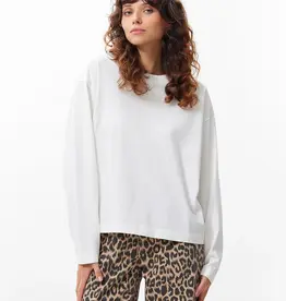Catwalk Junkie T-Shirt Lange Mouw 'Long Sleeves' - Off White - Catwalk Junkie