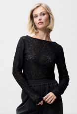 Catwalk Junkie Top Long Sleeve 'Lace' -  Black - Catwalk Junkie