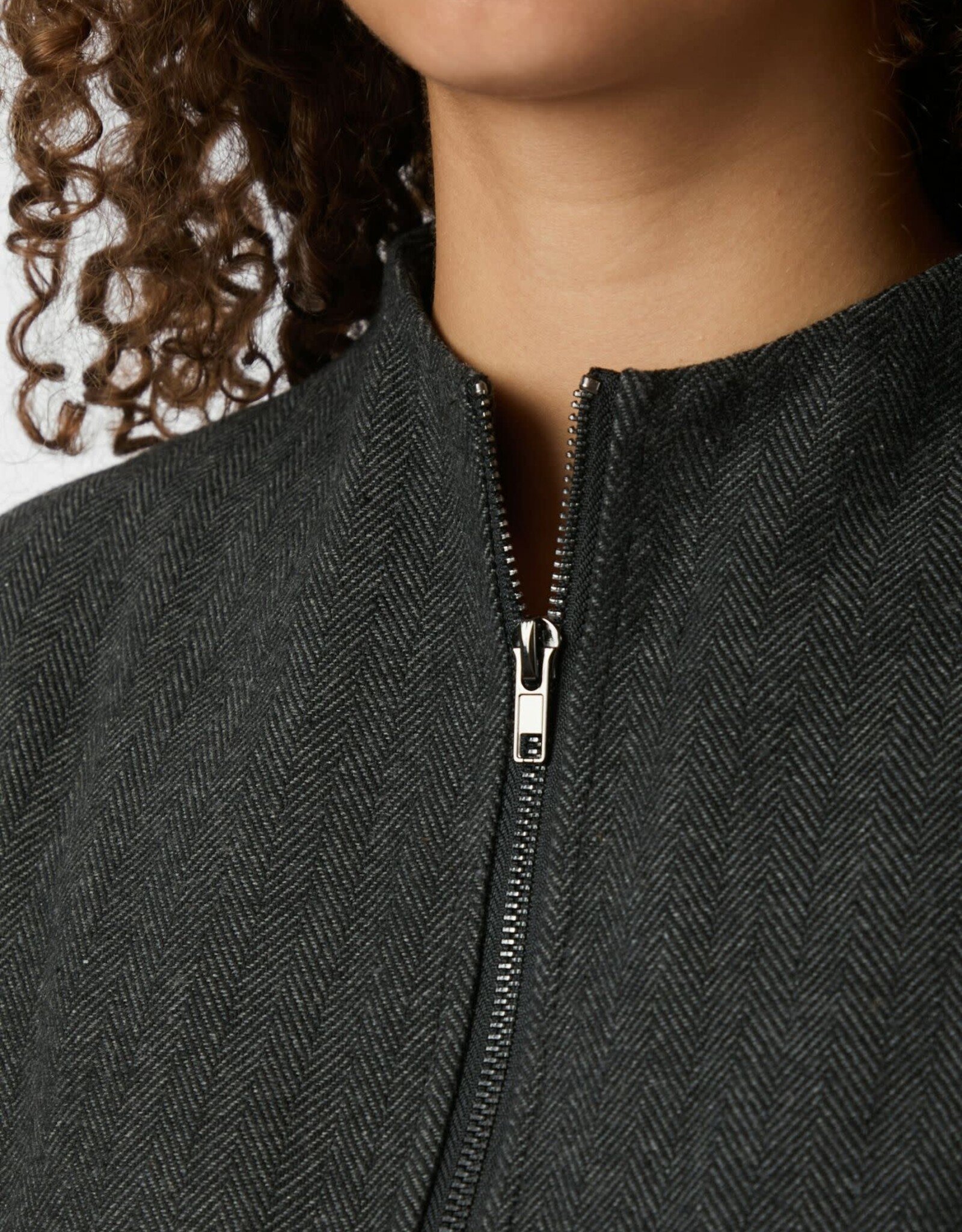 Jurk 'Melville' - Antracit - Neo Noir