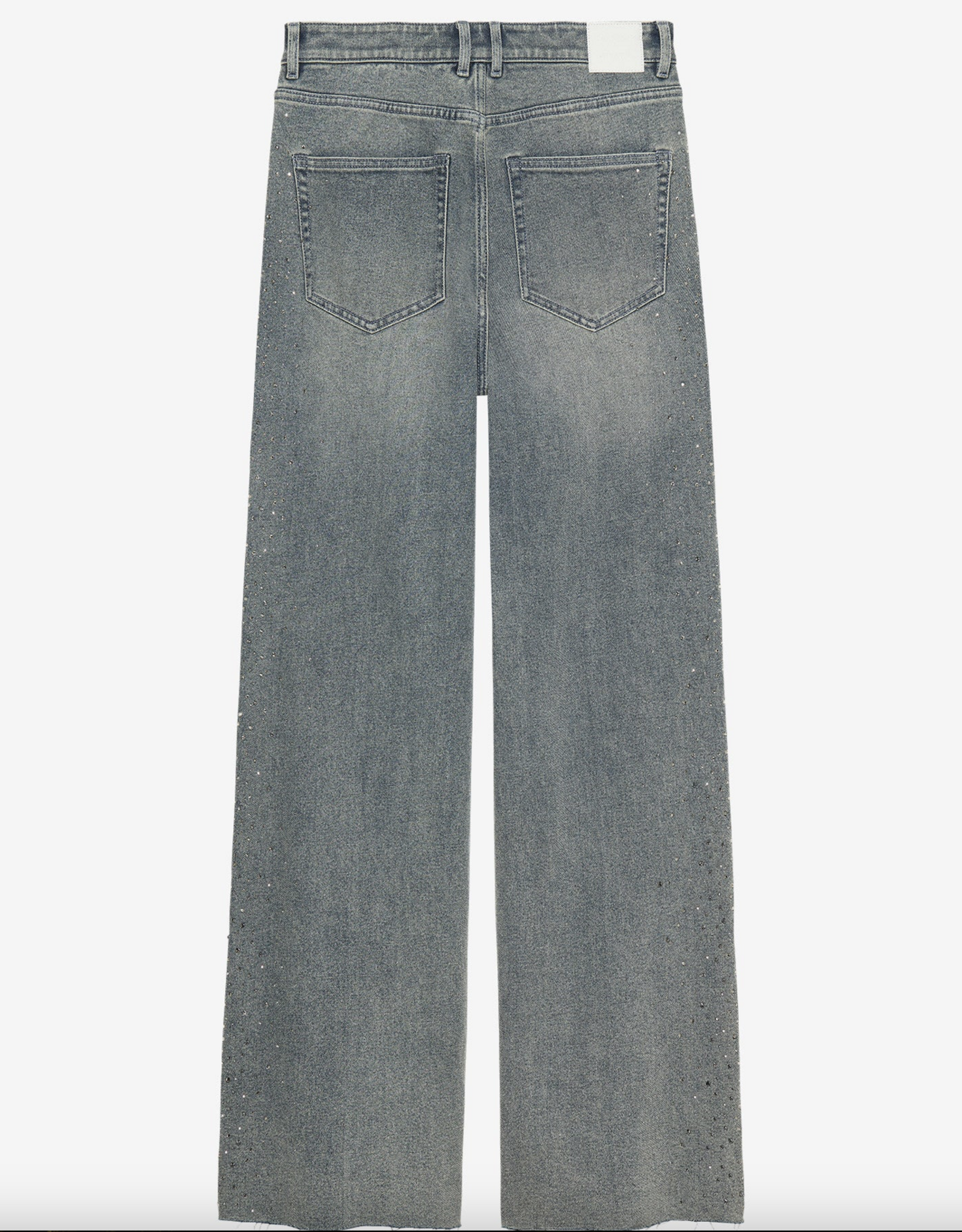Catwalk Junkie Jeans 'Loose Fit With Strass'  - Tinted Blue - Catwalk Junkie