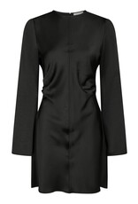 Jurk Heavy Sateen 'Jumari' - Black - Neo Noir