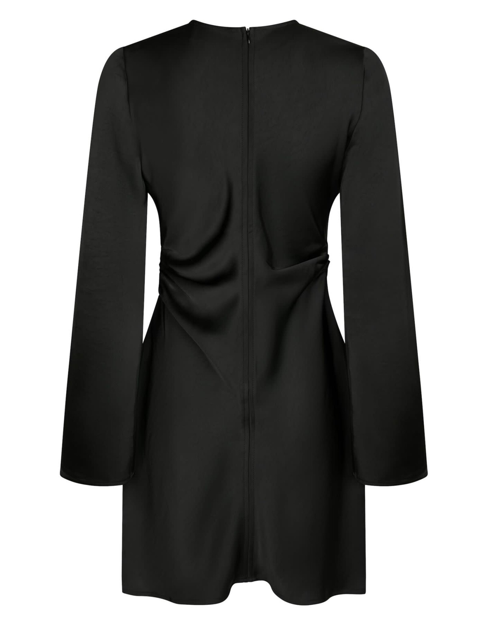 Jurk Heavy Sateen 'Jumari' - Black - Neo Noir