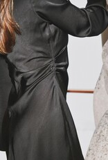 Jurk Heavy Sateen 'Jumari' - Black - Neo Noir