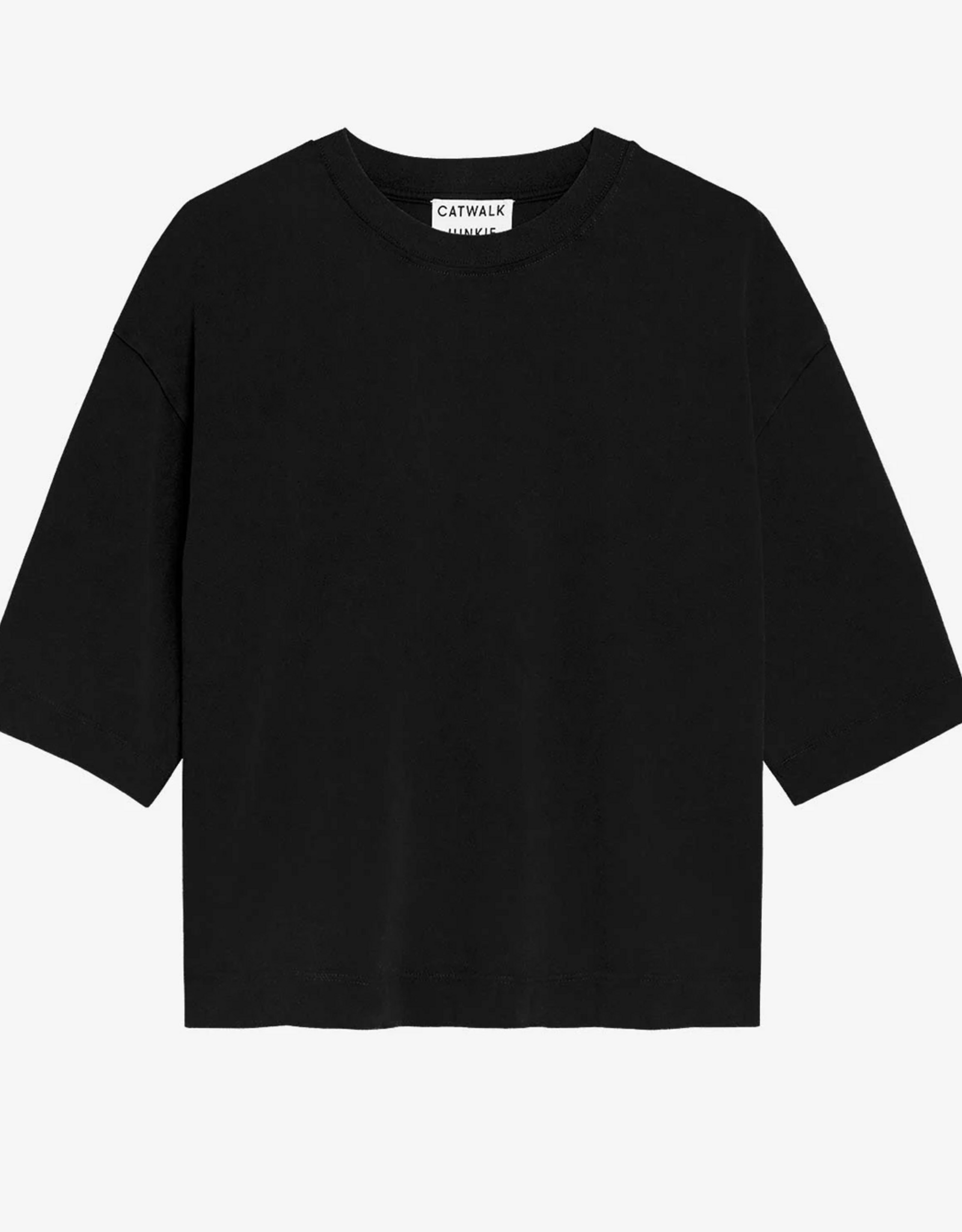 Catwalk Junkie T-Shirt 'Nuna' - Black - Catwalk Junkie