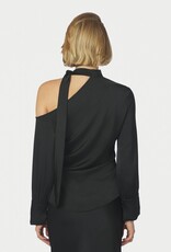 Blouse Heavy Sateen 'Shirli' - Black - Neo Noir