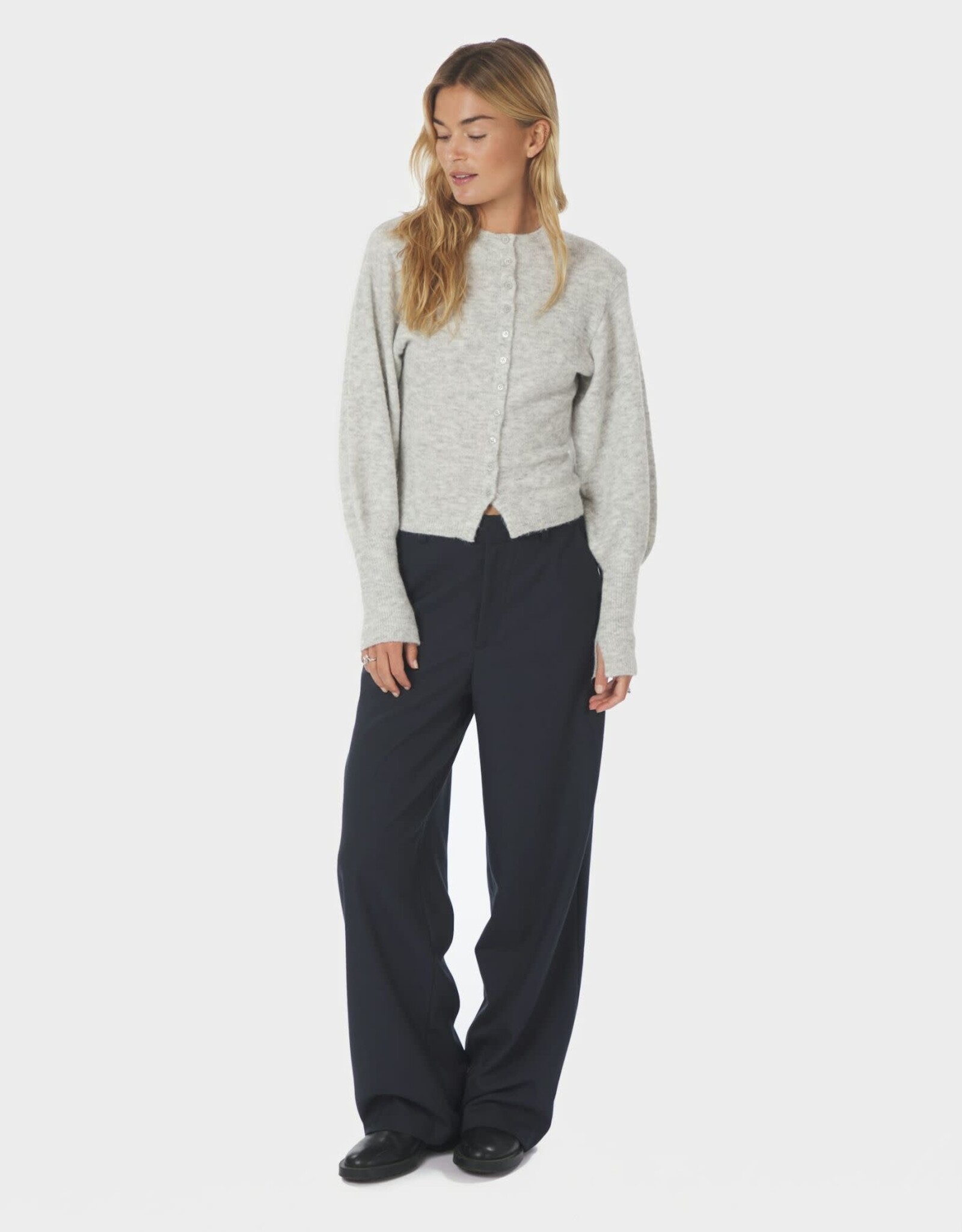 Cardigan 'Briano' - Light Grey - Neo Noir