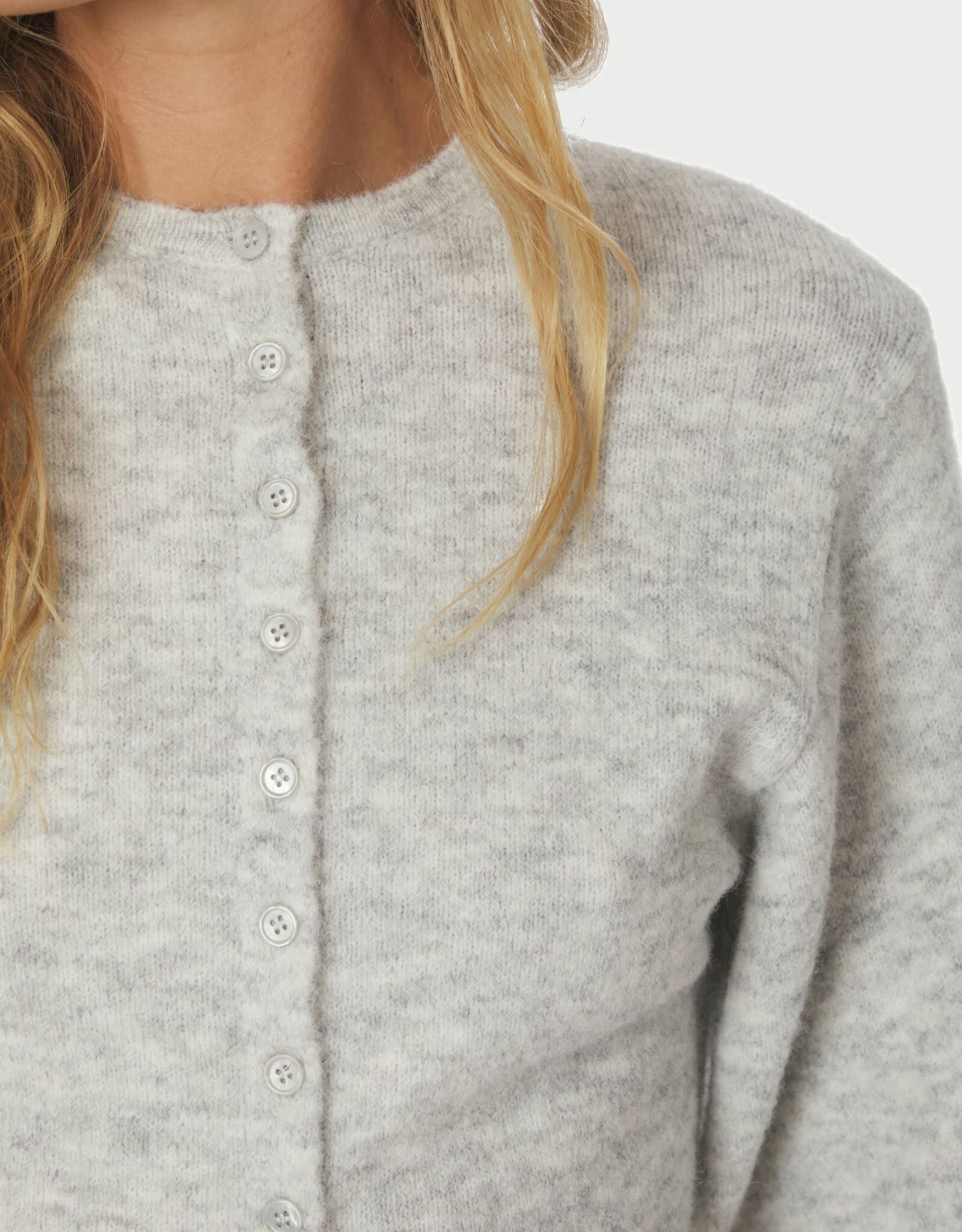 Cardigan 'Briano' - Light Grey - Neo Noir