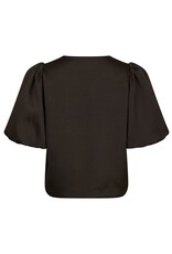 Blouse Dull Satin 'Aisa' - Brown - Neo Noir