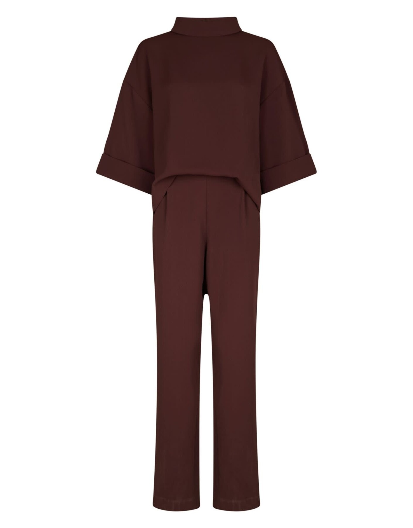 Jumpsuit Crepe 'Arlo' - Burgundy  - Neo Noir
