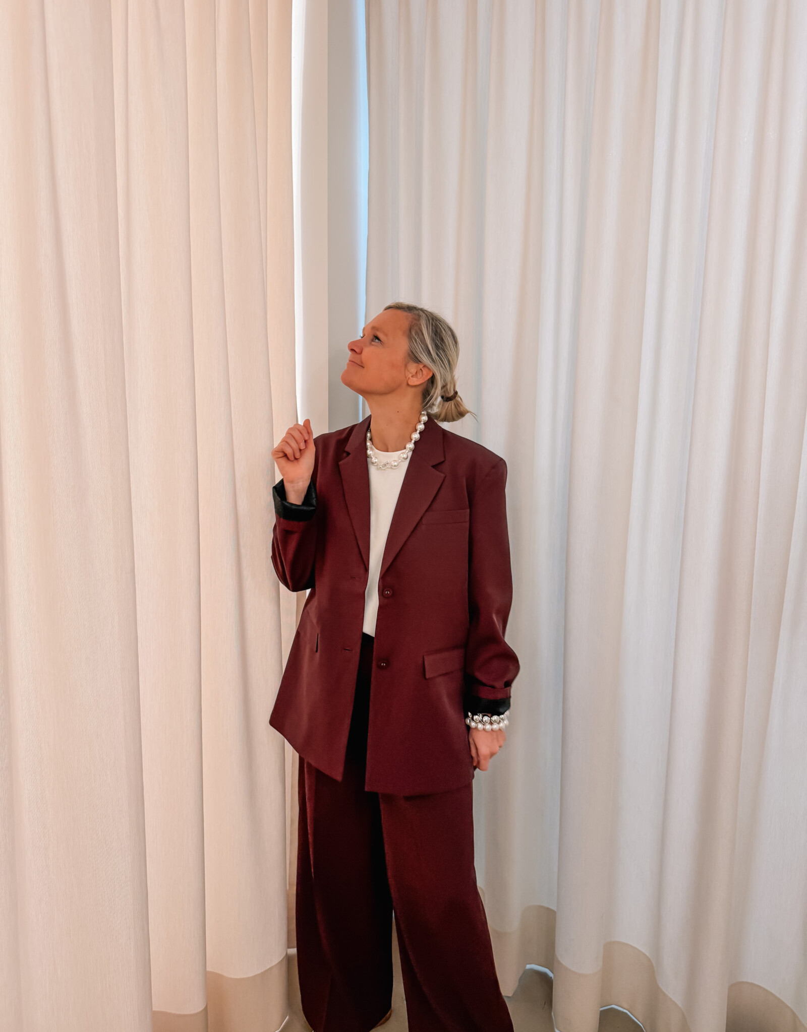 Catwalk Junkie Blazer 'Back Detail' - Winetasting - Catwalk Junkie