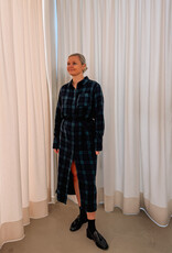 Hod Paris Jurk Carreaux 'Totoro' - Navy - Hod Paris