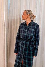 Hod Paris Jurk Carreaux 'Totoro' - Navy - Hod Paris