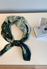 The Golden House - NH Foulard - Vine Black and Green