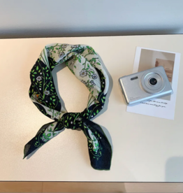 The Golden House - NH Foulard - Vine Black and Green