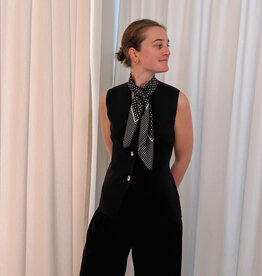 Waistcoat 'Sway' - Black - Neo Noir