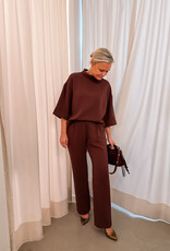 Jumpsuit Crepe 'Arlo' - Burgundy  - Neo Noir