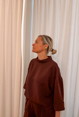 Jumpsuit Crepe 'Arlo' - Burgundy  - Neo Noir