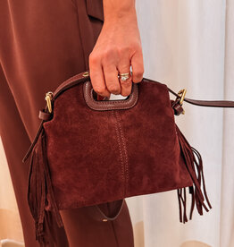 The Golden House - Giul Handtas 'Morgane' - Burgundy