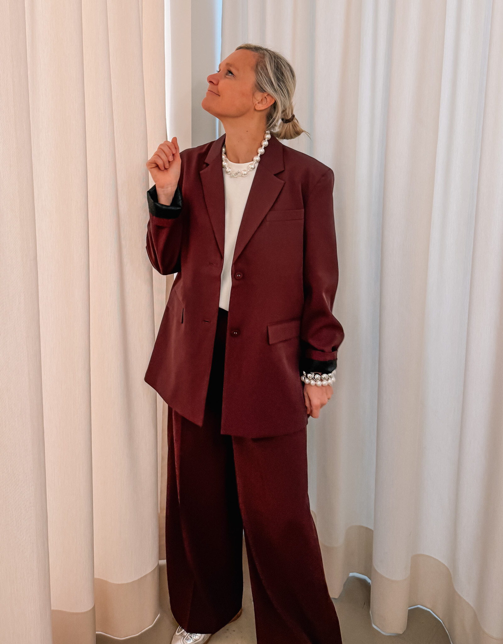 Catwalk Junkie Broek 'Jogger' - Winetasting  - Catwalk Junkie