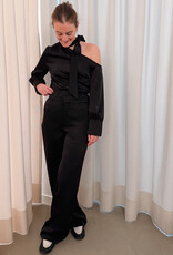 Broek Heavy Sateen  Bedaz 'Emmett' - Black - Neo Noir