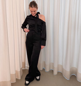 Broek Heavy Sateen  Bedaz 'Emmett' - Black - Neo Noir