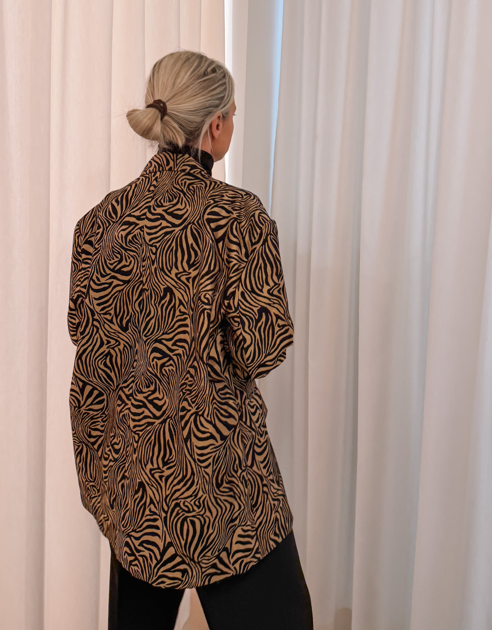 Studio Amaya Blazer 'Camille' - Multi Print - Studio Amaya