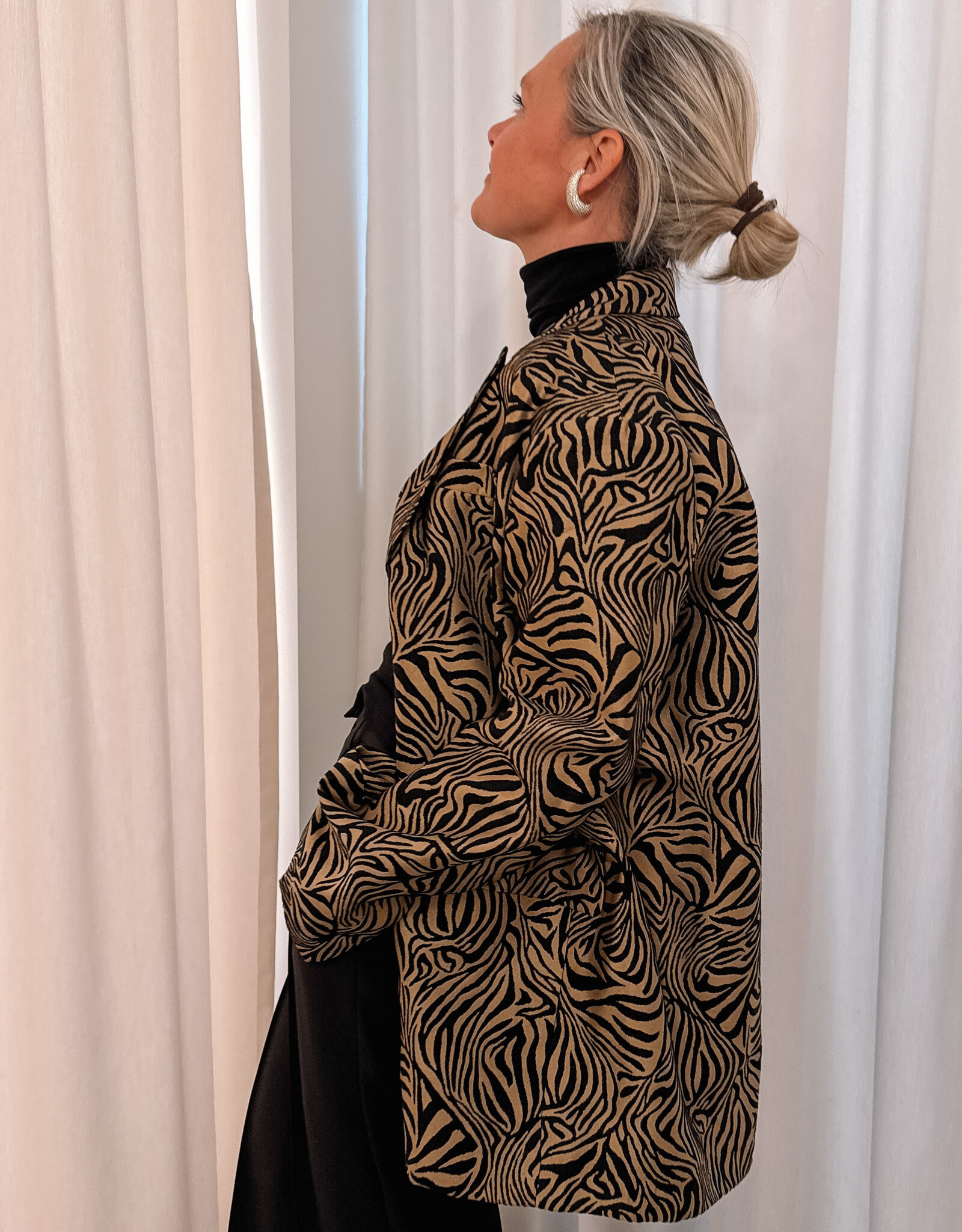 Studio Amaya Blazer 'Camille' - Multi Print - Studio Amaya