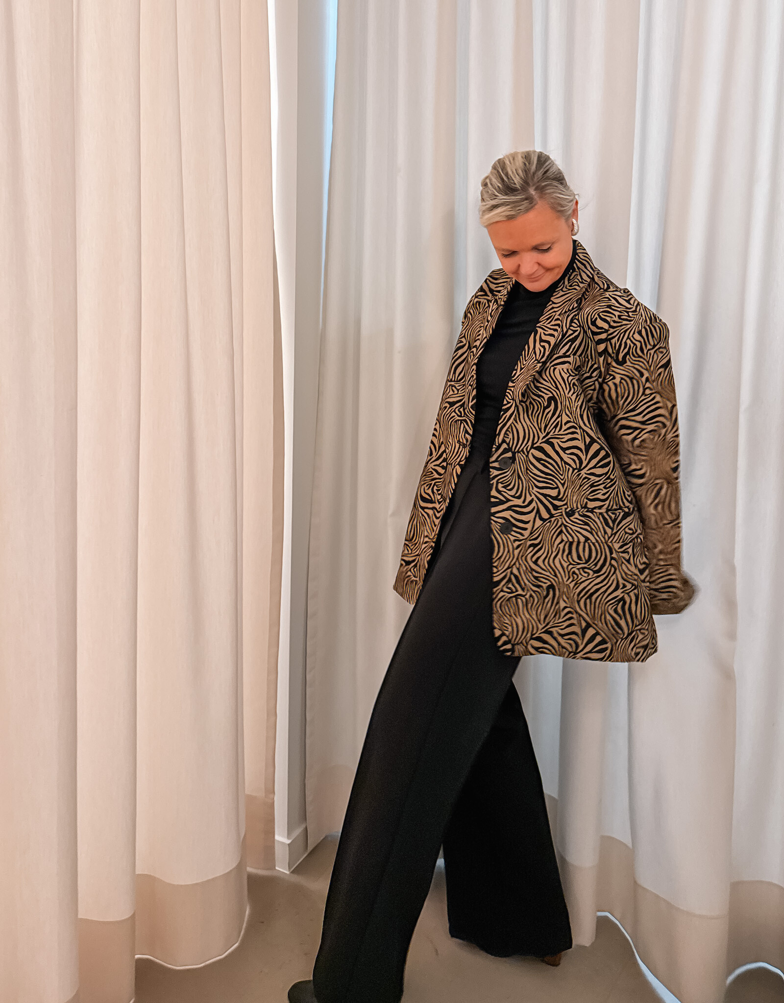 Studio Amaya Blazer 'Camille' - Multi Print - Studio Amaya