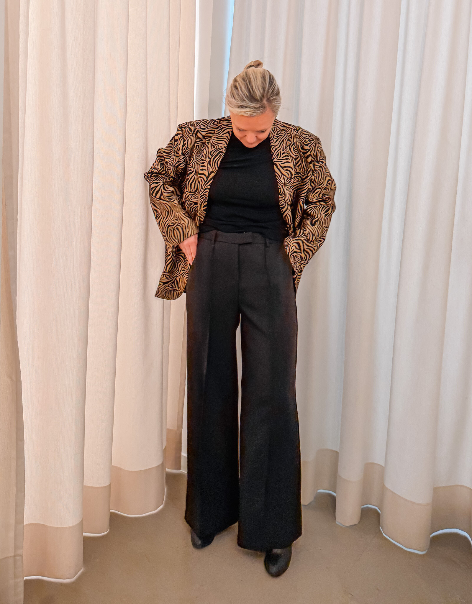 Broek 'Sury' - Black - Neo Noir