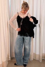 Top Lace 'Viole' - Black - Neo Noir