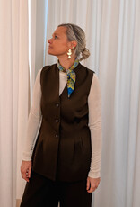 The Golden House - NH Foulard - FLower Clusters Gorgeous Green