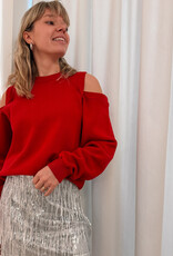 Catwalk Junkie Sweater 'With Cut Out' - Red Fruit - Catwalk Junkie