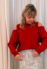 Catwalk Junkie Sweater 'With Cut Out' - Red Fruit - Catwalk Junkie