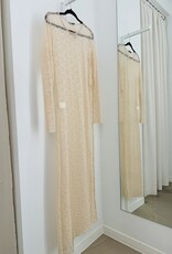 The Golden House Sarl Lange Jurk Kant  'Grace' - Salmon TU