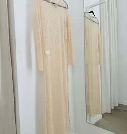 The Golden House Sarl Lange Jurk Kant  'Grace' - Salmon TU