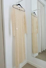 The Golden House Sarl Lange Jurk Kant  'Grace' - Salmon TU