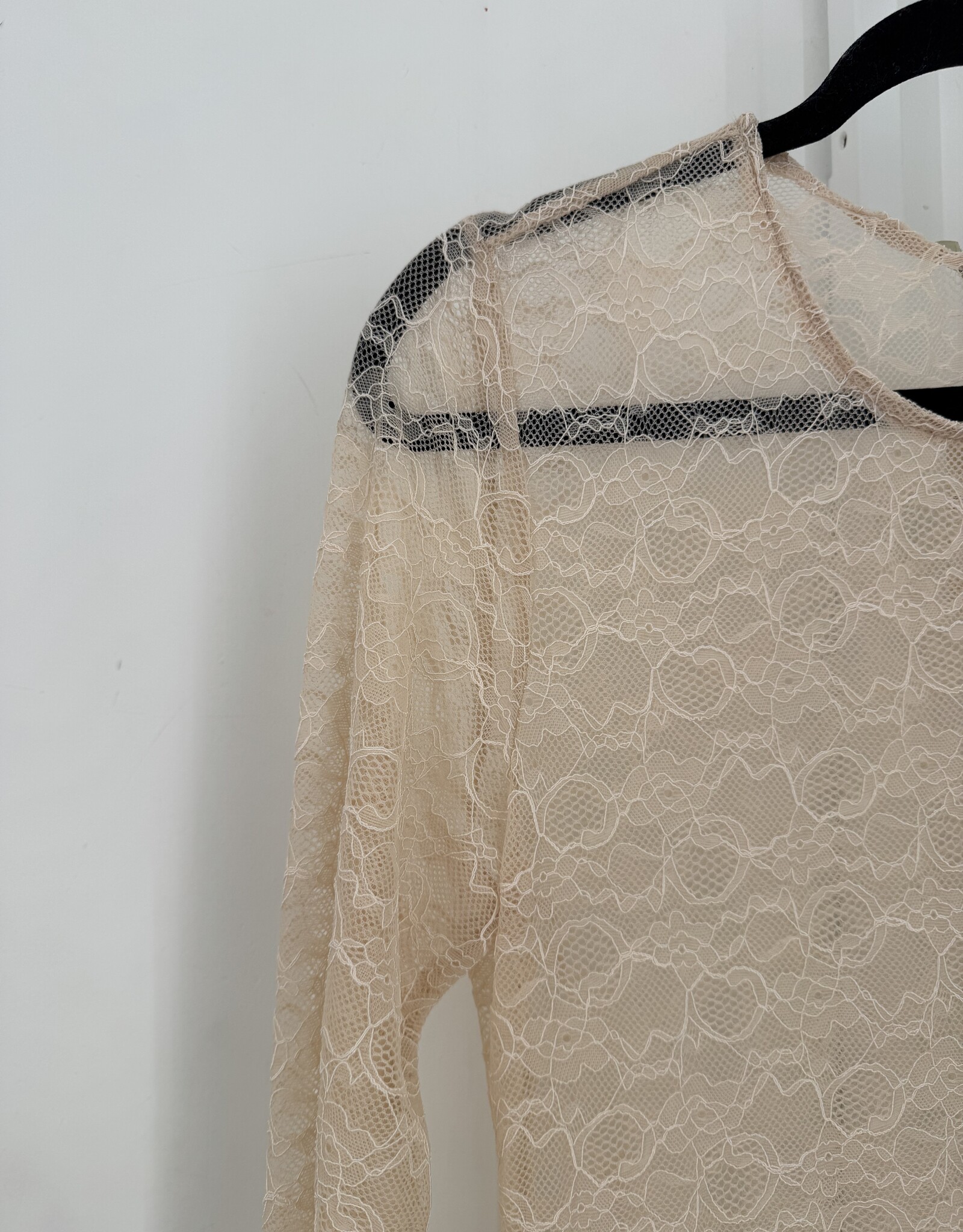 The Golden House Sarl Lange Jurk Kant  'Grace' - Salmon TU