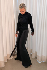 The Golden House Sarl Lange Jurk Kant  'Grace' - Black TU