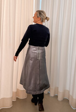 Mads Norgaard Rok Metallic Denim 'Stellar' - Parisian Night - Mads Norgaard