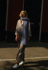 American Vintage Sjaal 'Vitow' - Bleu Royal Rayures Blanc - Vito20B - American Vintage