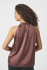 Top Heavy Sateen 'Rosette' - Dark Rose - Neo Noir