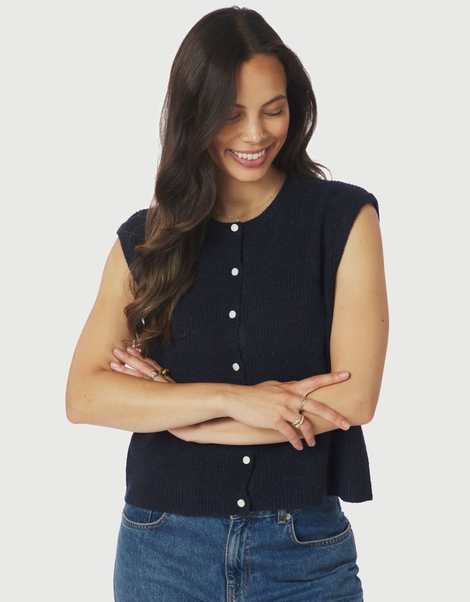 Cardigan 'Everest' - Navy - Neo Noir