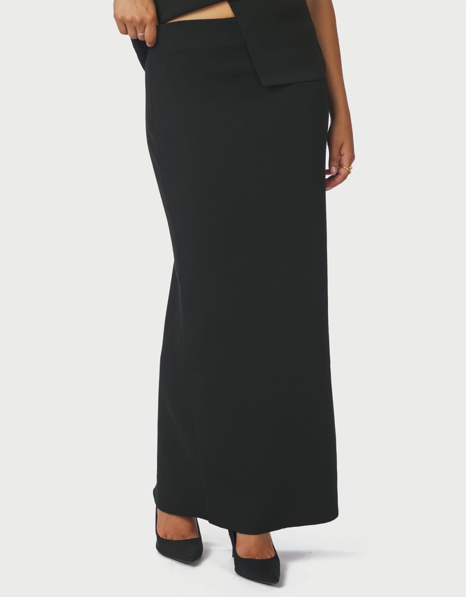 Rok Smooth Knit 'Hansa' - Black - Neo Noir