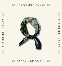 The Golden House - NH Foulard - Vine Black and Green