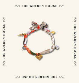 The Golden House - NH Ketting foulard - Hartje Oranje Ecru Groen